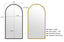 Metal Arch Mirror – 4 Sizes, Black & Gold