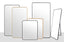 Metal Rectangle Mirrors Range - Black / Gold - 4 Sizes Available