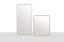 Metal Rectangle Mirrors Range - Gold Colour Only - 2 Sizes Available