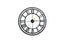 Metal Wall Clock - 80cm