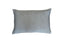 Grey cushion 40x60 cm with woven jacquard pattern and plush finish