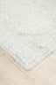 Close-up of Mirage 358 Silver Rug corner, highlighting detailed texture and quality finish.