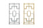 Nelson Bookcase / Shelving / Gold Shelf Home Décor - 2 Colours Available