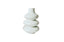 Elegant white Nordic bubble vase with matte finish, ideal for modern home styling.
