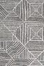 Detailed view of Oasis Silver Rug textured pattern