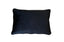 Black velvet cushion 40x60 cm with sleek design and soft texture