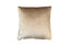Bronze velvet cushion 55x55 cm with plush feel and elegant shine