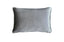 Grey velvet cushion 40x60 cm with plush texture and elegant look
