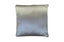 Grey velvet cushion 55x55 cm with smooth texture and modern style