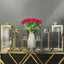 Polished Metal and Glass Lanterns -  2 Colours Available
