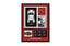 Porsche Inspired White Brick Built Wall Art – Racing Car Model in Frame