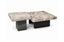 Portsea Square Set of 2 Marble  Coffee Table