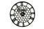 Quatrefoil Wall Clock - 80cm - 2 Colours Available