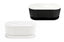 Ripple Fluted Oval Coffee Table - 2 Colors Available
