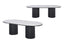 Ripple Fluted Oval Dining Table - 2 Colours Available