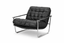 Archer Tufted Vegan Leather Arm Chair