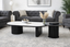 Brooklyn Oval Fluted Set of 2 Coffee Table