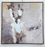 Silver Marble Framed Canvas Wall Art - Small