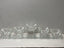 Crystal-clear tea light candle holder with five diamond-shaped cups on a long rectangular base