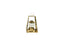 Small gold tear lantern – sleek and compact for cozy spaces