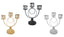 Trio Crystal Candle Holder - 3 Colours Available