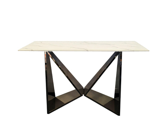 Lenox Console Table - Black - Elegant Collections 
