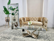 Lenox Coffee Table - Silver - Elegant Collections 
