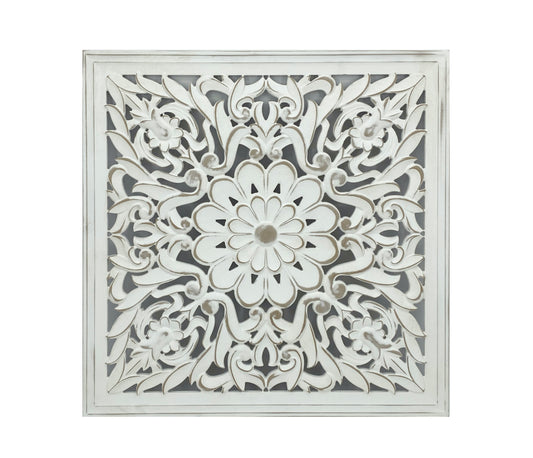 Carved Wall Art MDF Square
