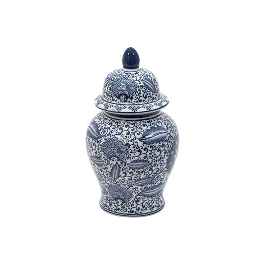 Blue/White Porcln Ginger Jars Large and Small