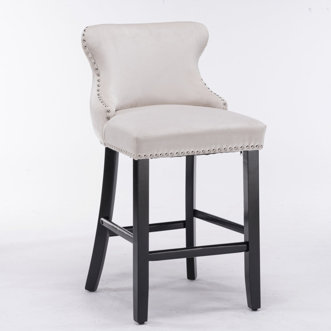 Princess velvet bar stool online