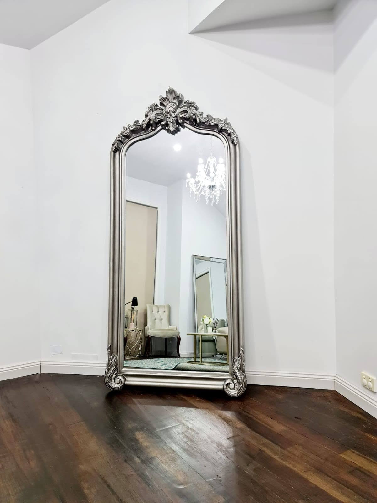Arch Style LUX French Provincial Ornate Mirrors 2 Colours